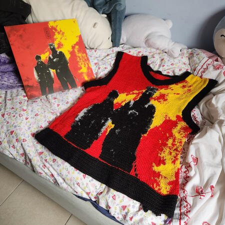 detailed tøp vest