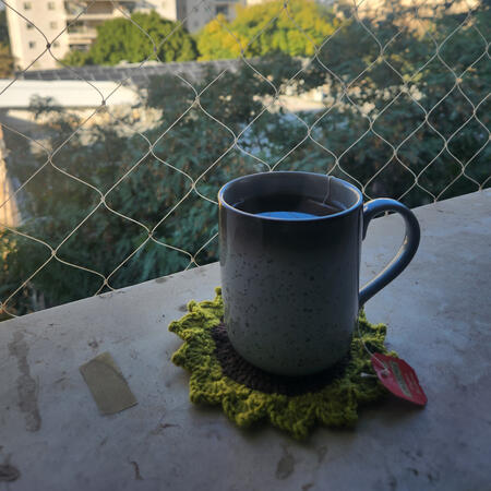 leaf coaster